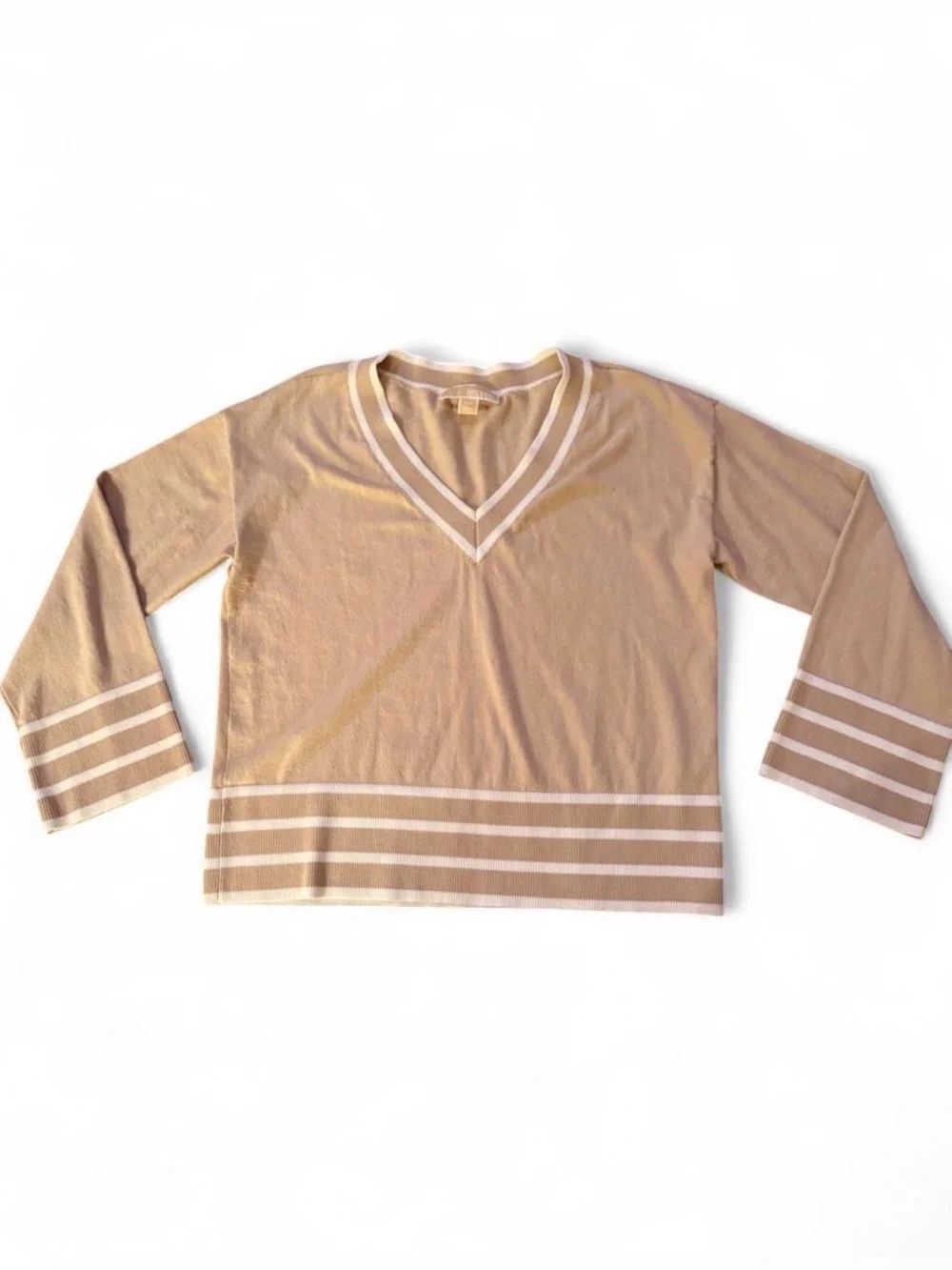 Michael Kors V-Neck Knit Sweater | Size Small